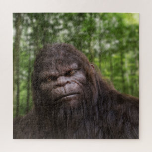BIGFOOT SASQUATCH PORTRAIT  JIGSAW PUZZLE