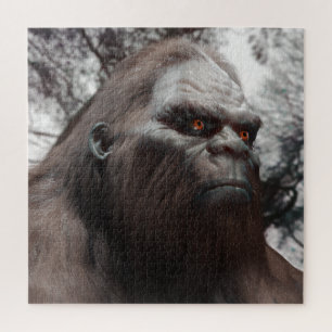 BIGFOOT SASQUATCH PORTRAIT JIGSAW PUZZLE