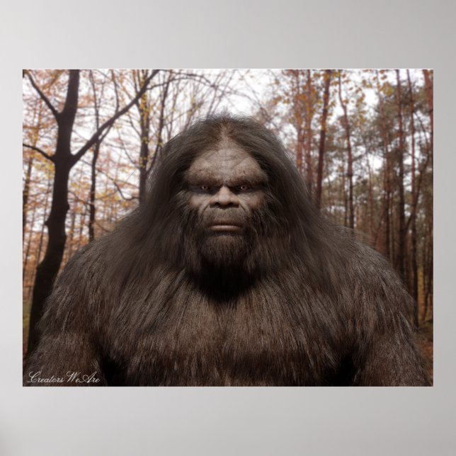 BIGFOOT SASQUATCH PORTRAIT  POSTER (Front)