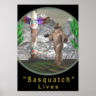 Bigfoot sasquatch poster