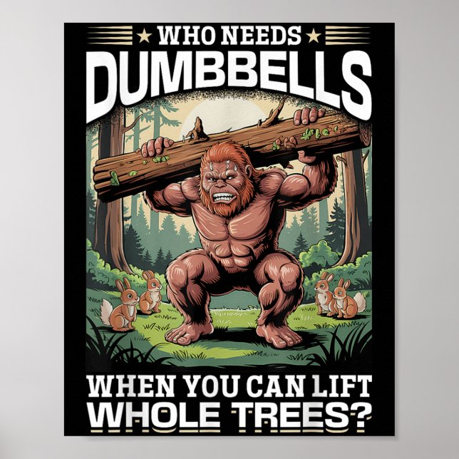 Bigfoot Sasquatch  Poster (Front)