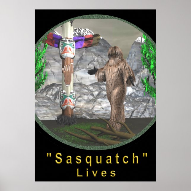 Bigfoot sasquatch poster (Front)