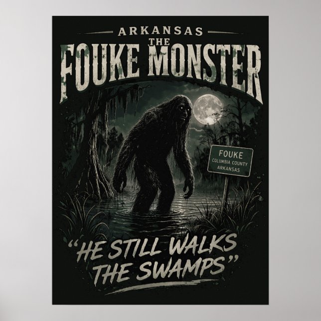 Bigfoot Sasquatch Poster (Front)