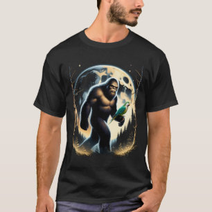 Bigfoot Sasquatch Quaker Parrot Owner Lover Full T-Shirt