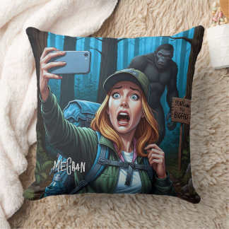 Bigfoot Sasquatch Selfie Cushion