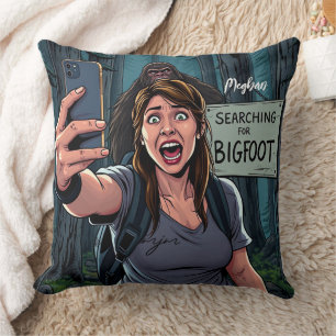 Bigfoot Sasquatch Selfie Cushion