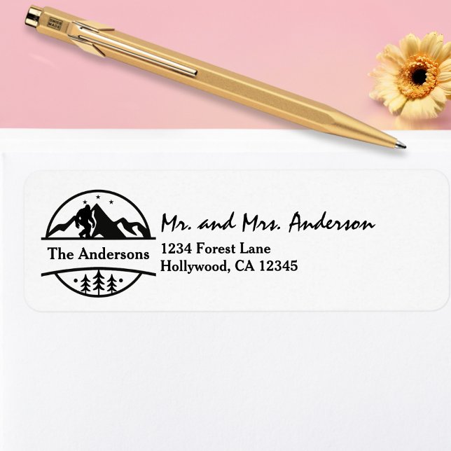 BigFoot Sasquatch Squatchy Forest Mountains Simple (Creator Uploaded)