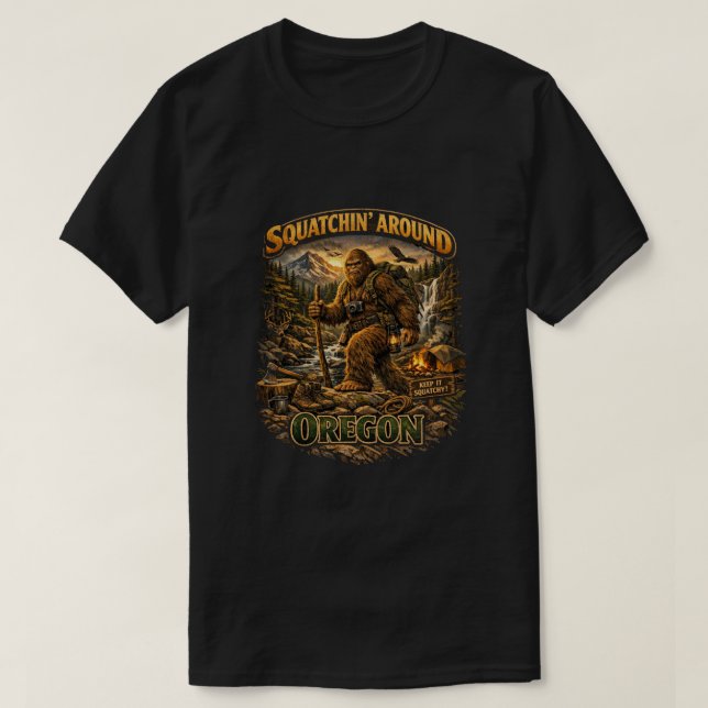 Bigfoot Sasquatch T-Shirt (Design Front)