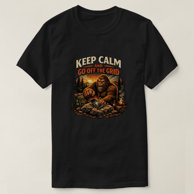 Bigfoot Sasquatch T-Shirt (Design Front)