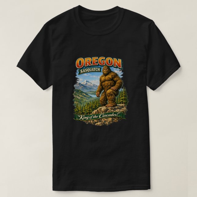 Bigfoot Sasquatch T-Shirt (Design Front)