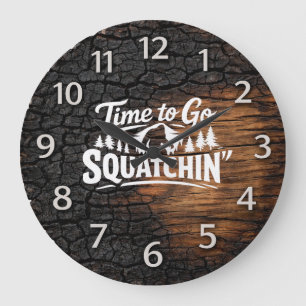 Bigfoot Sasquatch Wall Clock