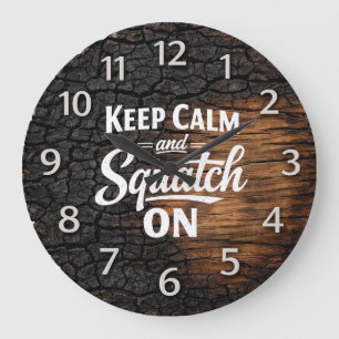 Bigfoot Sasquatch Wall Clock