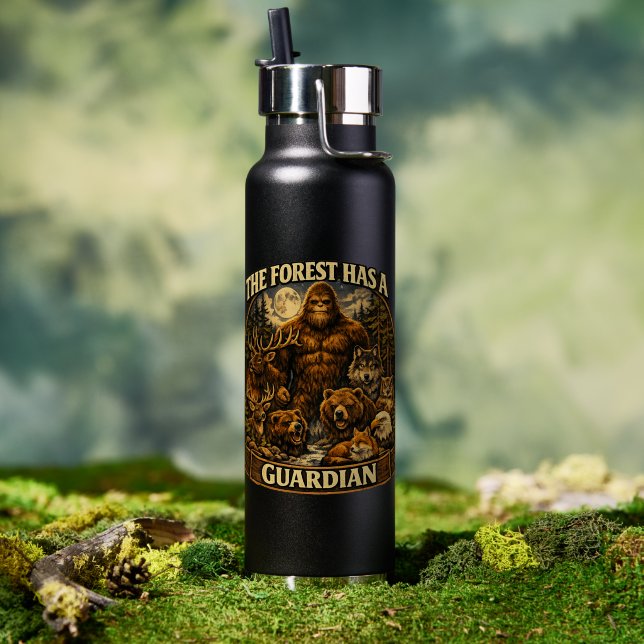 Bigfoot Sasquatch Water Bottle (Outdoor (Rotated))