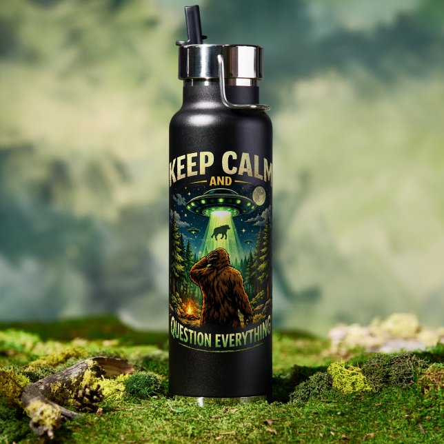 Bigfoot Sasquatch Water Bottle (Outdoor (Rotated))