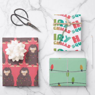 Bigfoot Sasquatch Wrapping Paper Sheet