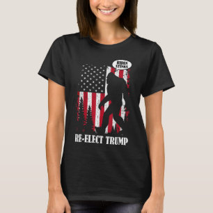 Bigfoot Says Biden Stinks  T-Shirt