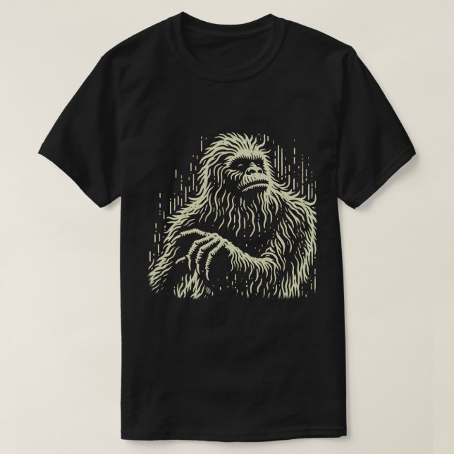 Bigfoot Scratchboard T-Shirt (Design Front)