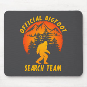 Bigfoot Search Team Sasquatch Yeti Funny  Mouse Mat