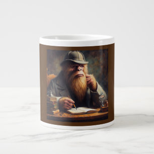 Bigfoot Sherlock Holmes Large Coffee Mug