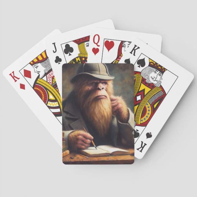 Bigfoot Sherlock Holmes Playing Cards (Back)