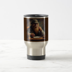Bigfoot Sherlock Holmes Travel Mug