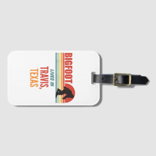 Bigfoot Sighting In Travis Texas  Luggage Tag