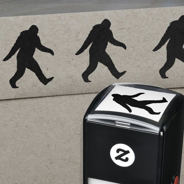 Bigfoot Silhouette Sasquatch Squatch Squatchy Self-inking Stamp (Creator Uploaded)