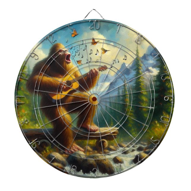Bigfoot Singing Dartboard (Front)