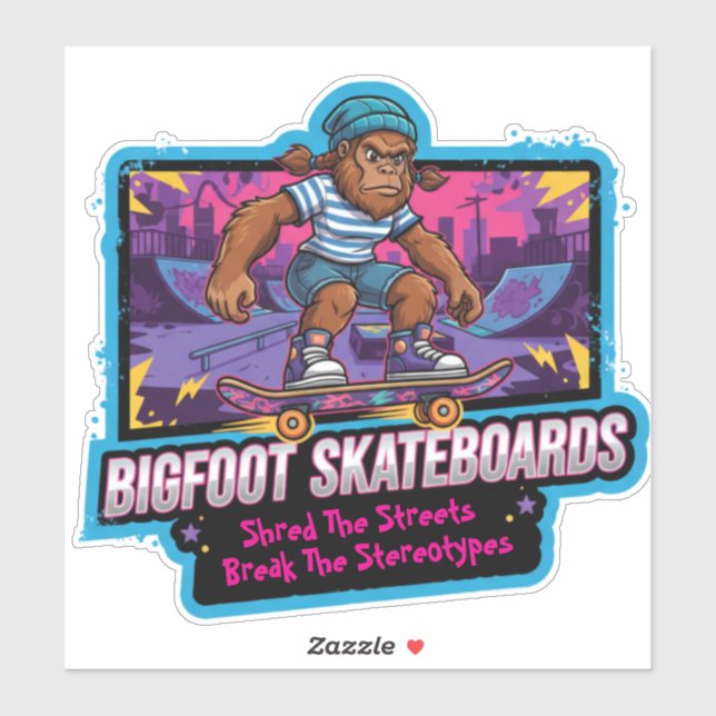 Bigfoot Skateboards-Break The Stereotypes (Sheet)