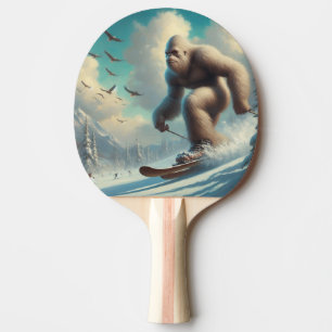 Bigfoot Skiing Ping Pong Paddle