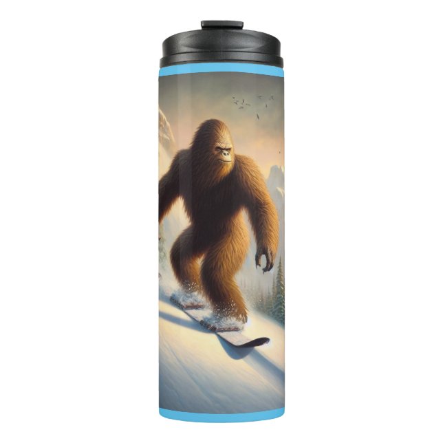 Bigfoot Snowboarding Thermal Tumbler (Front)