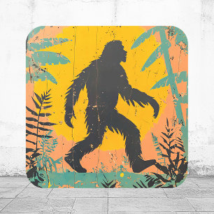 Bigfoot Square Sticker