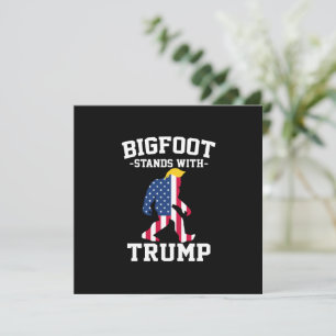 Bigfoot Stands With Trump 2024 Elections