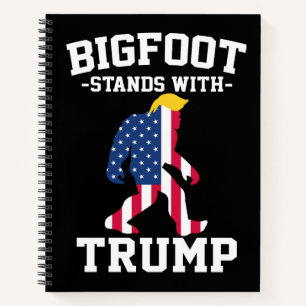 Bigfoot Stands With Trump 2024 Elections Notebook