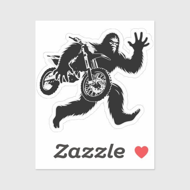 Bigfoot Stealing Dirt Bike (Sheet)