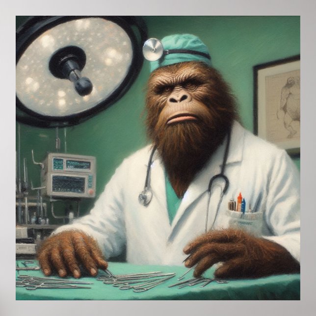Bigfoot Surgeon Poster (Front)