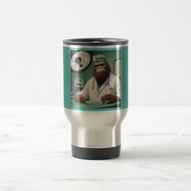 Bigfoot Surgeon Travel Mug (Center)