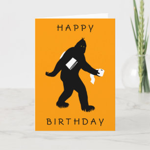 Bigfoot Surprised Card