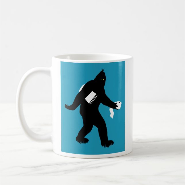 Bigfoot Surprised Coffee Mug (Left)