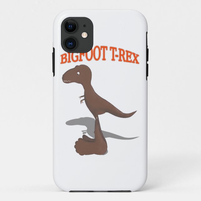 Bigfoot T-Rex Drawing Case-Mate iPhone Case (Back)