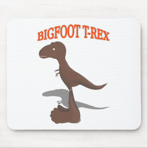 Bigfoot T-Rex Drawing Mouse Mat