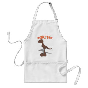 Bigfoot T-Rex Drawing Standard Apron