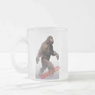 Bigfoot T-Shirt Frosted Glass Coffee Mug