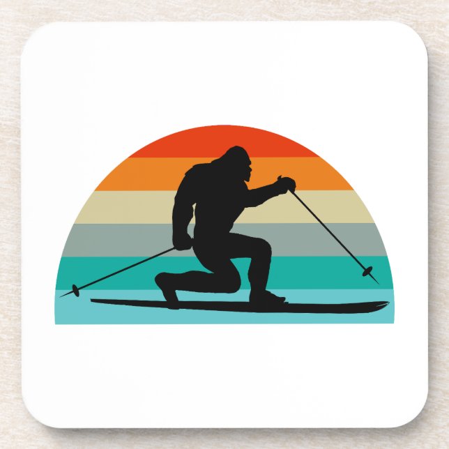 Bigfoot Telemark Skiing Rainbow Coaster (Front)
