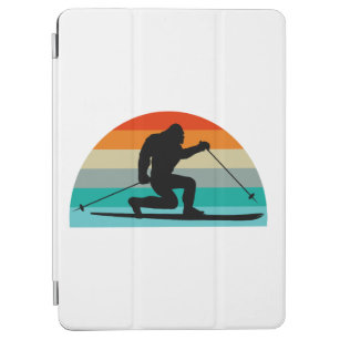 Bigfoot Telemark Skiing Rainbow iPad Air Cover