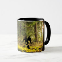 Bigfoot Tennis Forest Mug