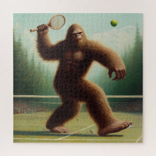 Bigfoot Tennis Jigsaw Puzzle