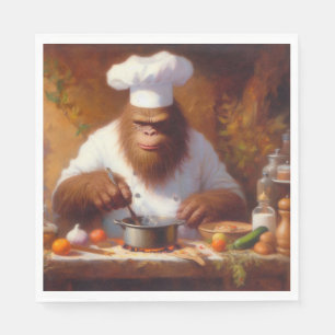 Bigfoot the Chef Napkin
