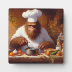 Bigfoot the Chef Plaque