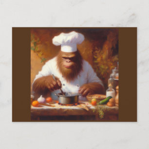 Bigfoot the Chef Postcard